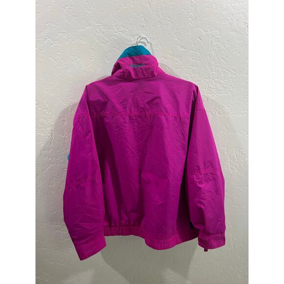 Vintage Columbia Bugaboo Radial Sleeve Ski Jacket Women’s XL – Pink & Teal 90s - Picture 9 of 11